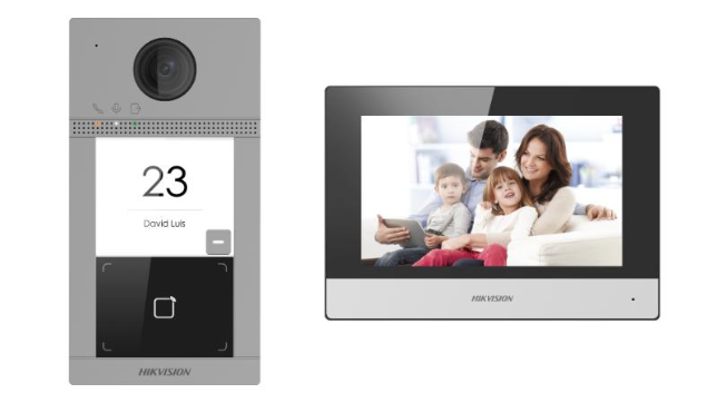 Hikvision DS-KIS604-P(B) IP Домофон, комплект
