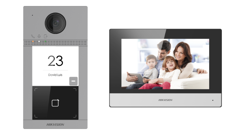 Hikvision DS-KIS604-P(C) IP Домофон, комплект